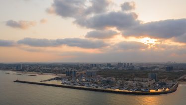 מבט אוירי על המרינה